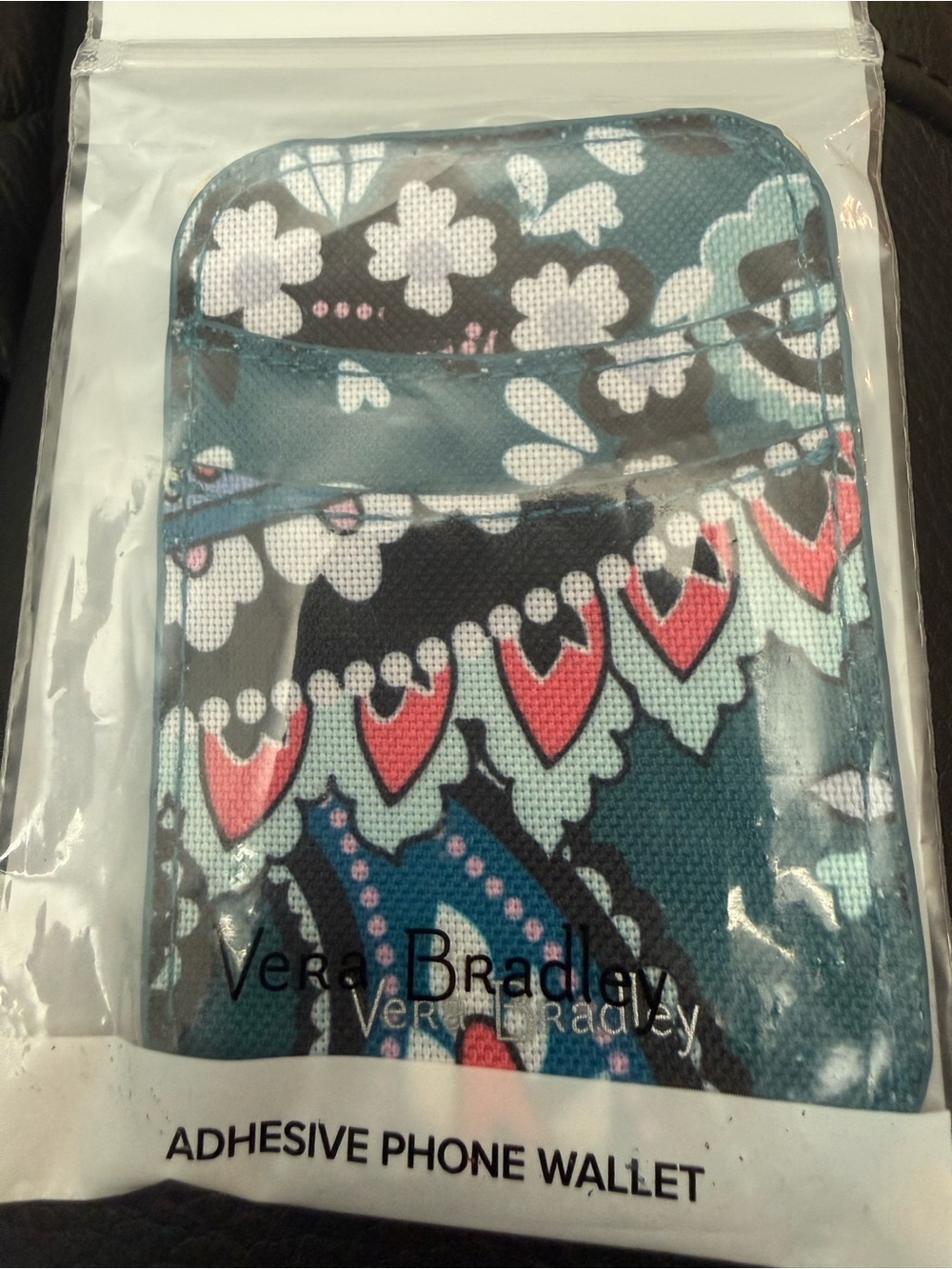 Vera Bradley Adhesive Phone Wallet - "Haymarket Paisley Jewel" NWT